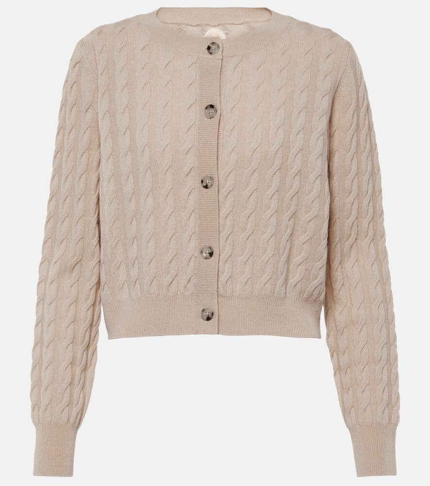Jardin des Orangers Cable-knit wool and cashmere cardigan | Mytheresa (US/CA)