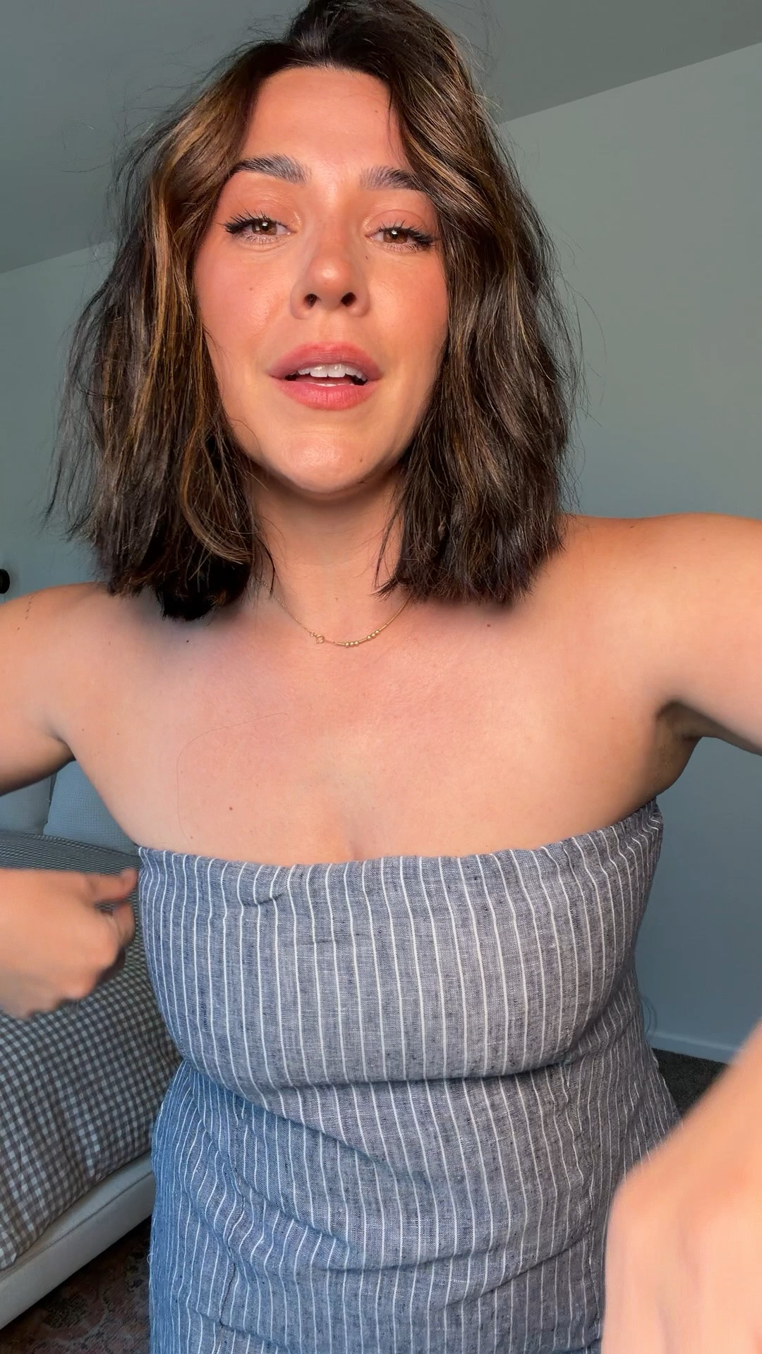 @Quince  #quincepartner has the best European linen and organic cotton for summer style. And the prices are so good. I wear a size L in almost all.

#LTKootd #LTKMidsize #LTKSeasonal