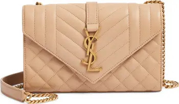 Small Envelope Chain Strap Leather Shoulder Bag | Nordstrom