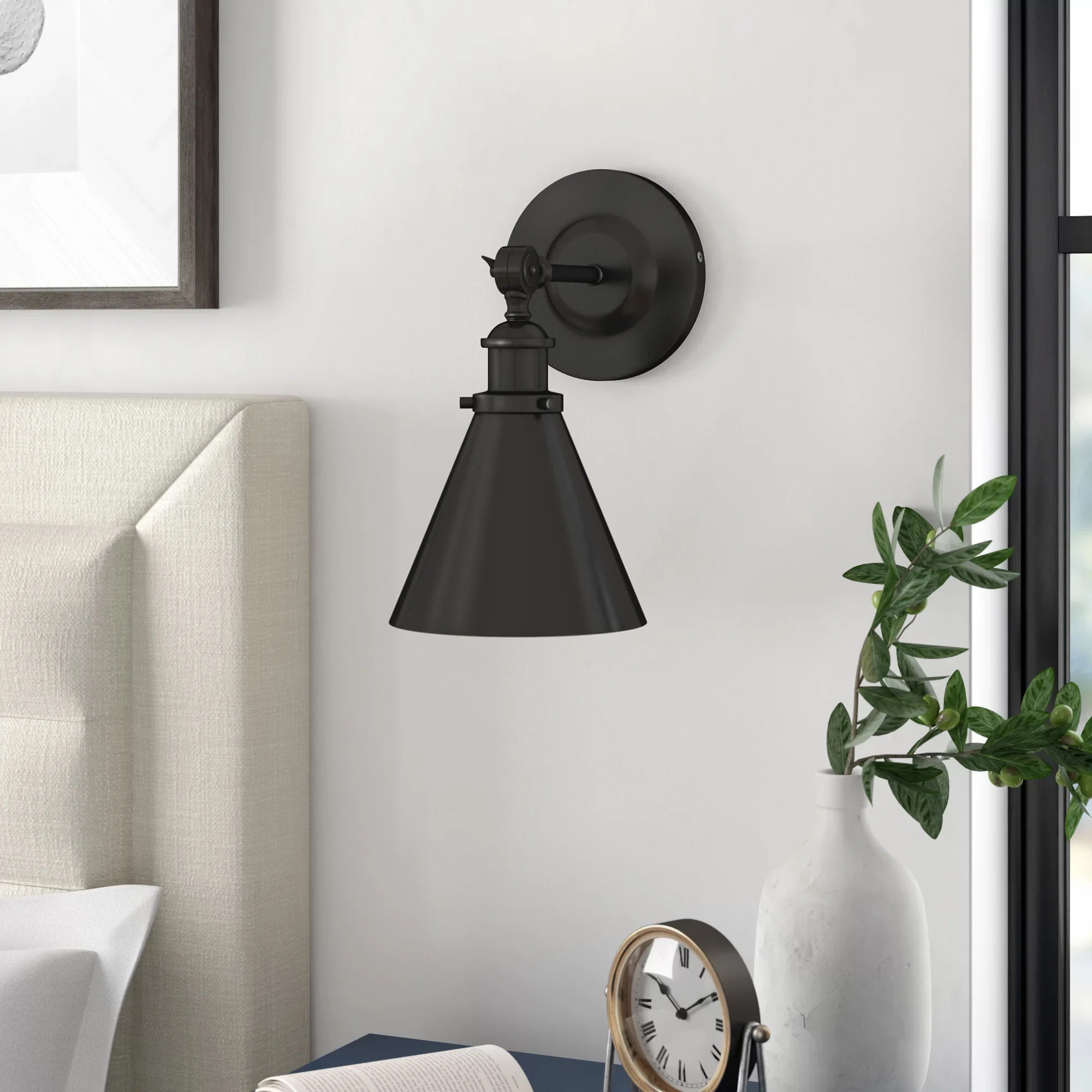 Kairi 1 - Light Dimmable Armed Sconce | Wayfair North America
