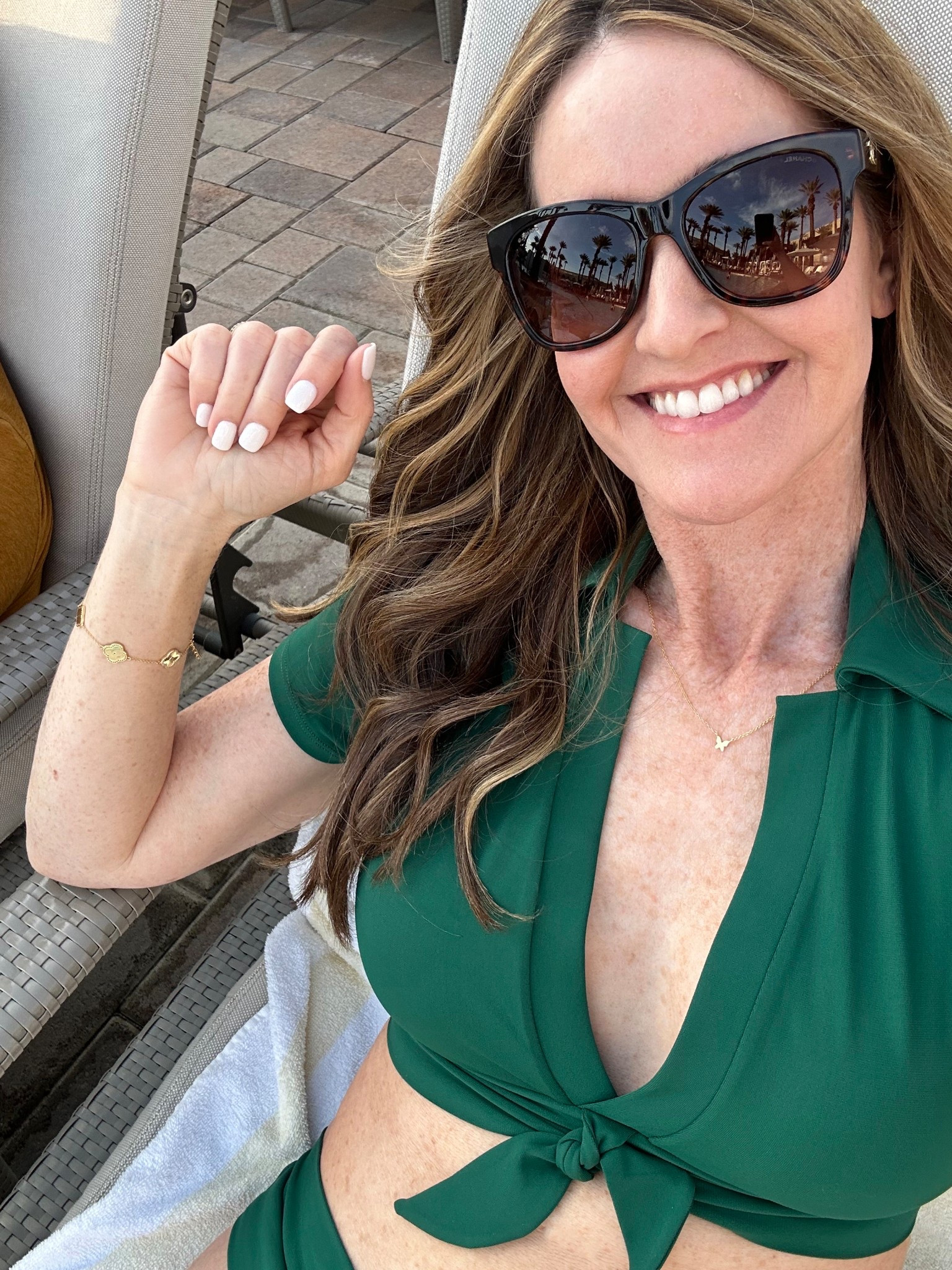 Love this suit and my bracelet is on sale! Linking everything I took for a poolside weekend in Palm Springs! ☀️🌴

#LTKTravel #LTKSwim #LTKSeasonal