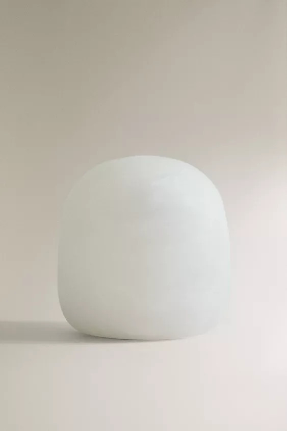 ALABASTER SEMI-OVAL TABLE LAMP | Zara US