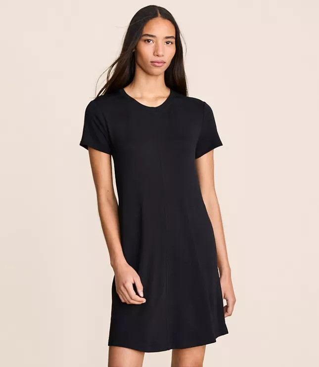 Lou & Grey Signaturesoft Mini Pocket Tee Dress | LOFT