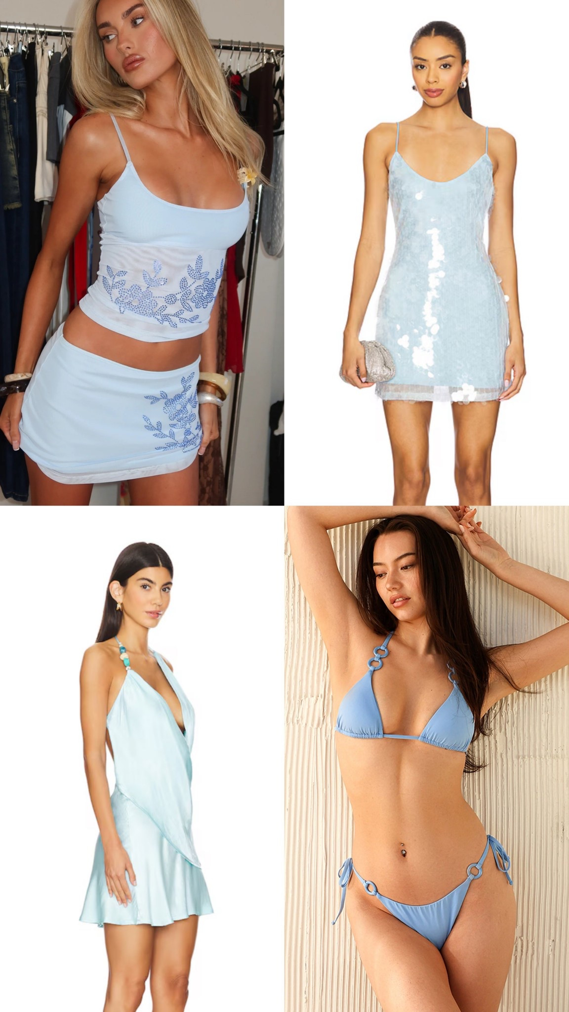 Blue spring break/vacation outfit inspo 

#LTKootd #LTKTravel #LTKSeasonal