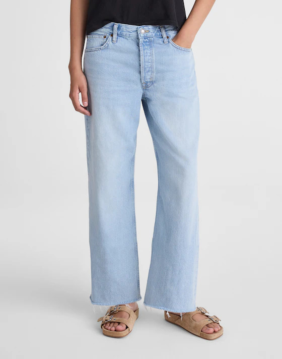 Low-Slung Baggy Crop Jean | Madewell