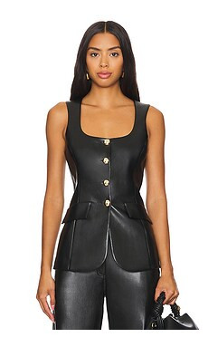 Amanda Uprichard Kya Top in Black from Revolve.com | Revolve Clothing (Global)