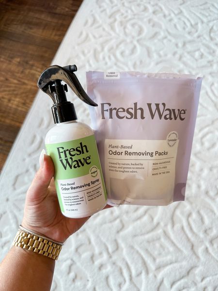 Fresh Wave is the Non synthetic fragrance & phthalate/sulfate free odor eliminator that we all need! I love that these products are free of harsh chemicals and safe for the whole family to use (also pet safe)! We have been loving these odor removing packs especially in the boys athletic bags!! Total game changer and these products are made in the USA! Also make sure to try their odor removing spray. It is perfect to use all around the house to refresh and eliminate odors! I love using this spray in our cars too! @FreshWave #FreshWave

#LTKfitness #LTKhome #LTKfamily