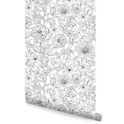 Debraha Botanical Garden 24" W Peel and Stick Wallpaper Panel | Wayfair North America