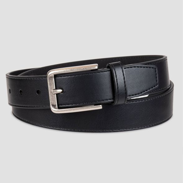 Men's Stitched Belt - Goodfellow & Co™ Black | Target