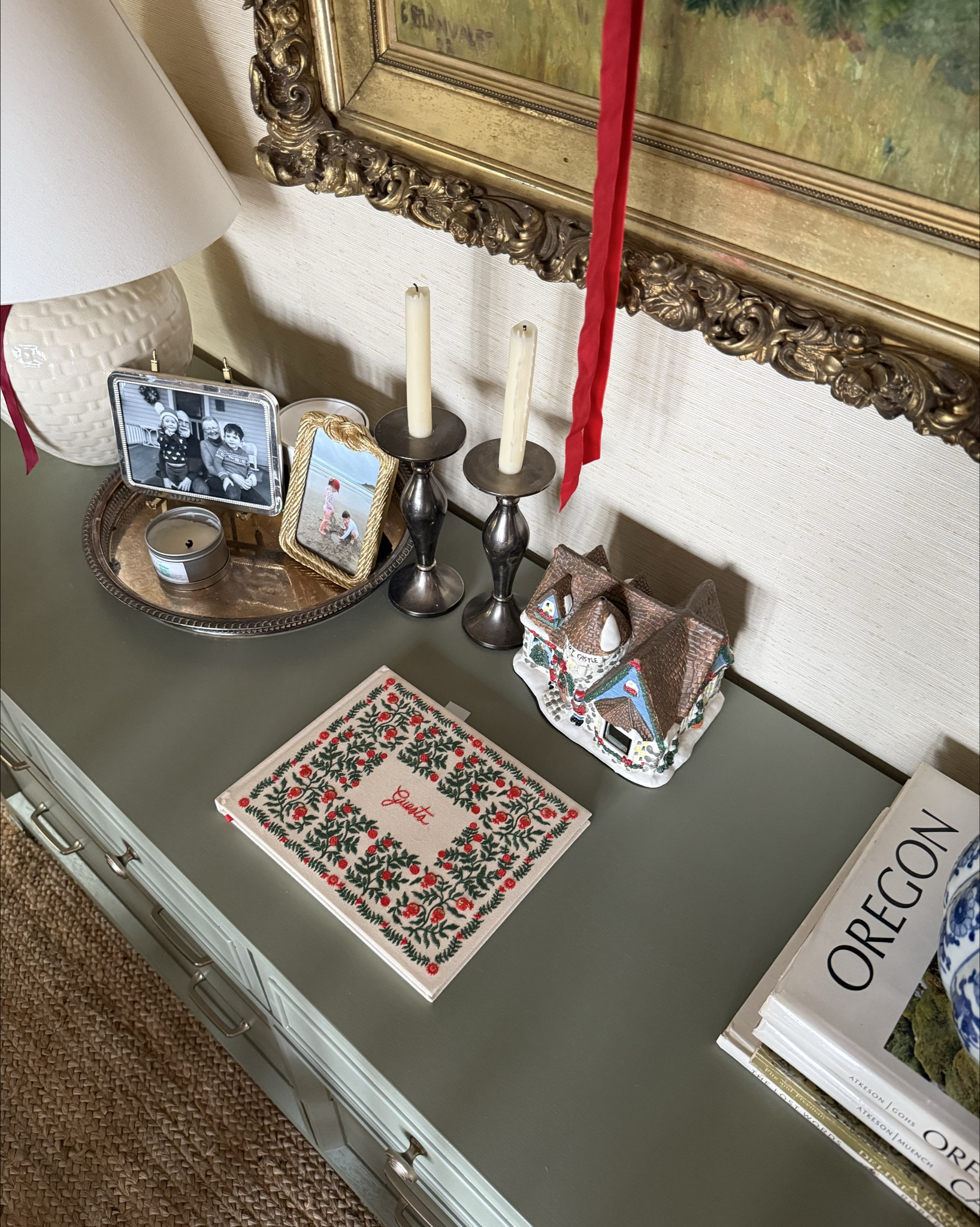 I got this adorable guestbook last year with the intention of using it to write our own holiday memories. Unfortunately I didn’t get to it and it sat somewhere in the dining room until about June, but it’s back out and I’m excited to have the kids help me write about the ice-skating, gingerbread house making, crafts with friends, looking at Christmas lights, and other fun things we do in December! Plus, it is such a cute embroidered pattern and such great quality. 

#LTKSeasonal #LTKHoliday