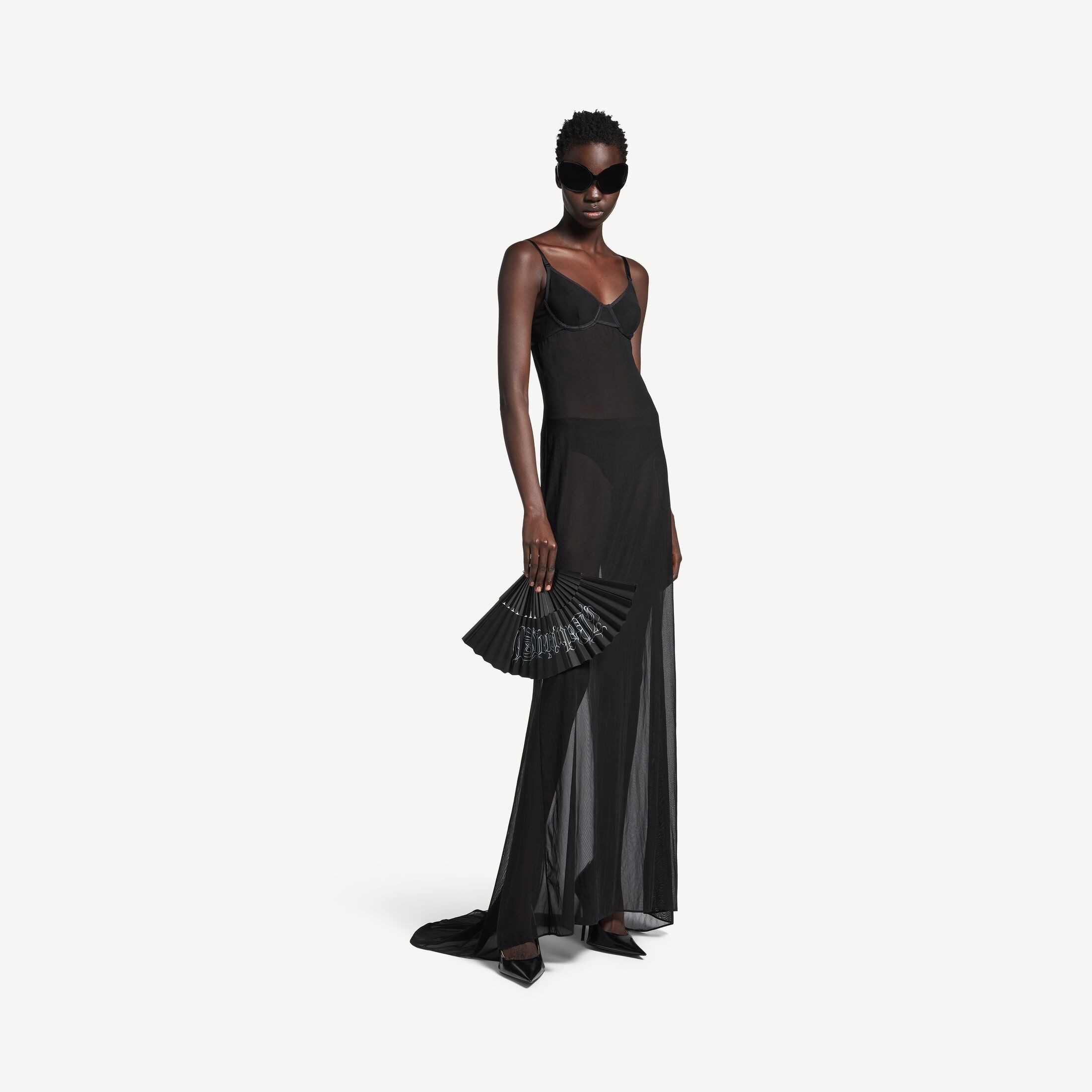 Women's Naked Dress in Black | Balenciaga US | Balenciaga