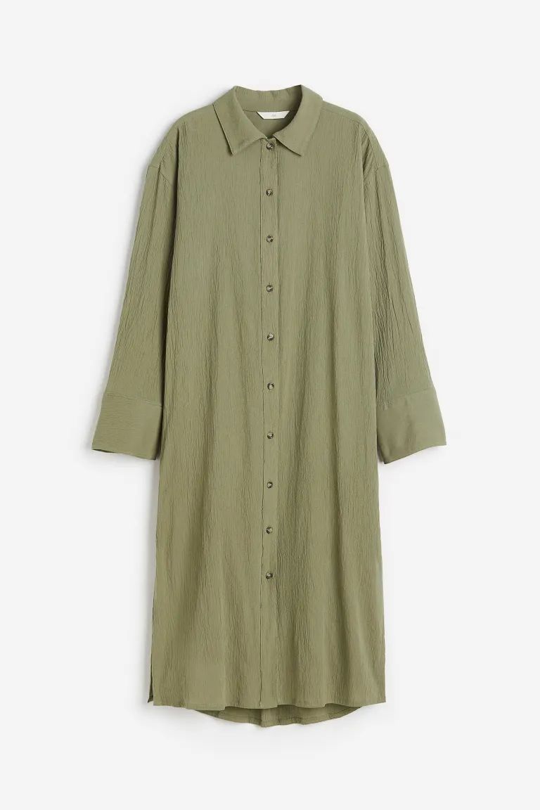 Crêped Shirt Dress | H&M (US + CA)