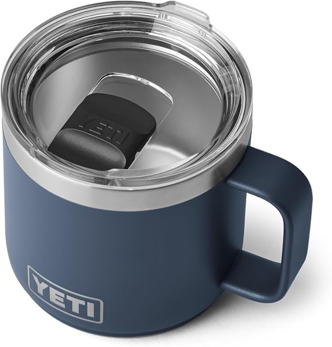 YETI Rambler 14 oz Stackable Mug, Vacuum Insulated, Stainless Steel with MagSlider Lid | Amazon (US)