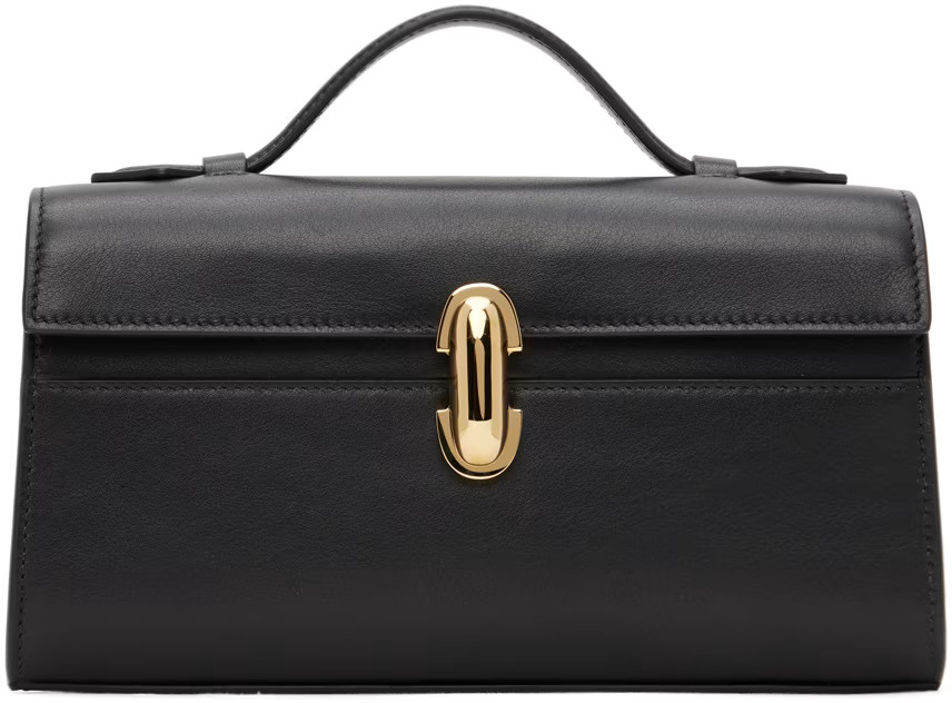 Black Symmetry Pochette Top Handle Bag | SSENSE