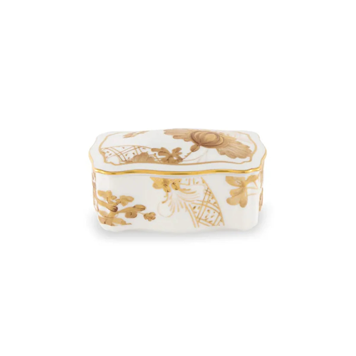 Rectangular Box with Cover, 4in in Aurum | Over The Moon