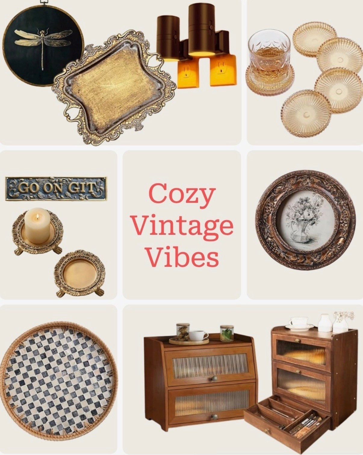 Cozy and vintage inspired finds that are just too cute! Antiqued gold hues and wooden accents will make any space feel like home 


-
-
-

vintage home decor, cozy home aesthetic, vintage inspired decor, cozy living room decor, antique style home accents, cottagecore home decor, old world home style, cozy neutral decor, warm home aesthetic, vintage cozy finds, thrifted style home decor, traditional home decor ideas, timeless home decor, cozy apartment decor, vintage living room ideas, classic home aesthetic, european inspired home decor, cozy home essentials, soft neutral home decor, romantic home aesthetic, moody cozy decor, vintage inspired interior design 

#LTKHome #LTKSaleAlert #LTKValentine

#LTKSeasonal #LTKSaleAlert #LTKHome