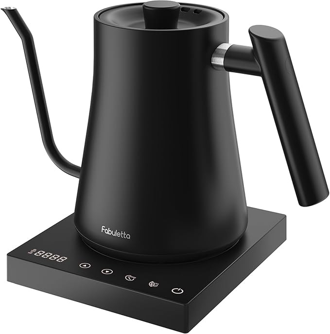 Gooseneck Electric Kettle Fabuletta Electric Kettle Temperature Control 100% Stainless Steel Inne... | Amazon (US)