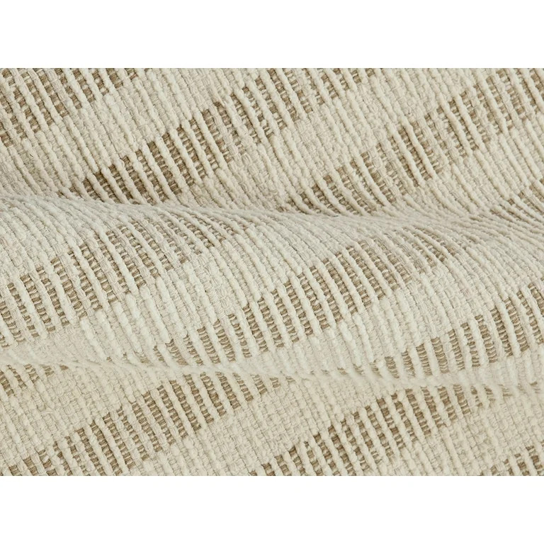 Better Homes & Gardens Beige Lines Indoor 24" x 40" Accent Rug | Walmart (US)