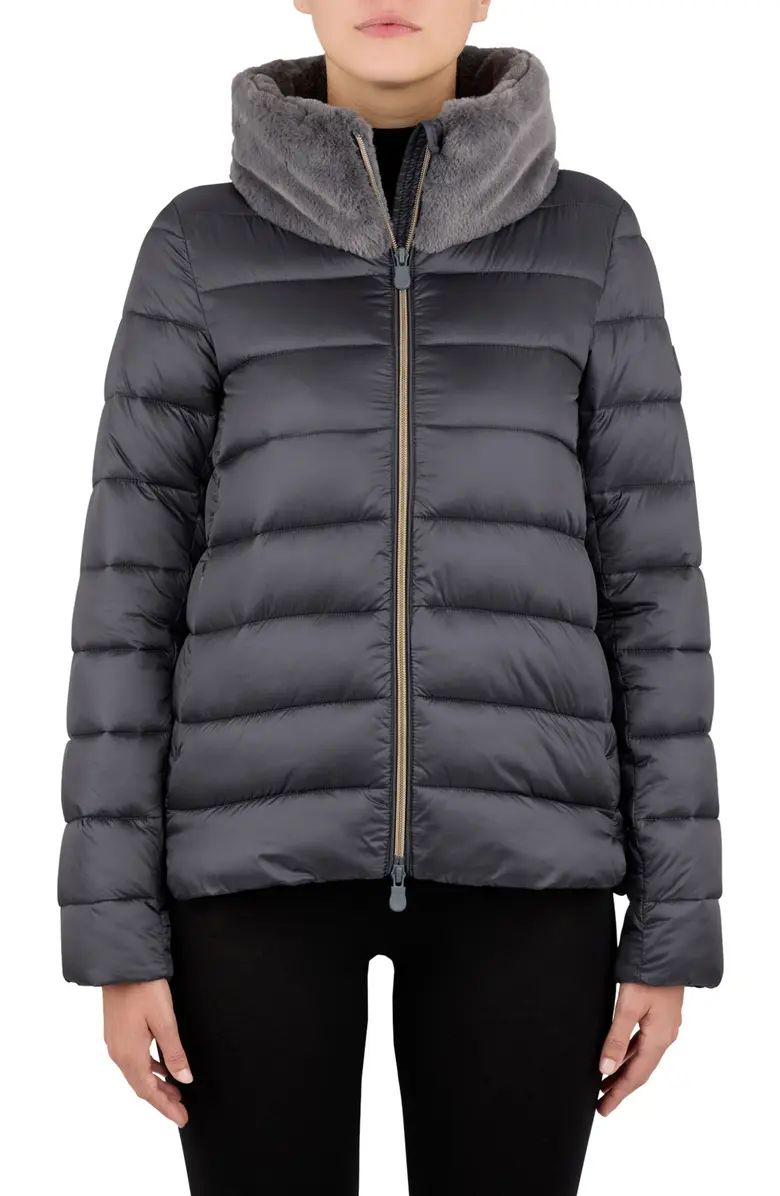 Mei Mixed Media Puffer Jacket | Nordstrom