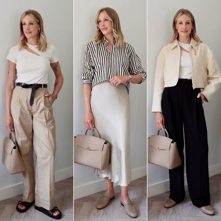 Summer workwear office outfits from my 12 piece summer capsule wardrobe workwear collection ✨ 

Don’t forget to check out the other 15 looks I am sharing with you for different ways you can mix and match your wardrobe staples together for work to the weekend! 

#workwear #officeoutfit #capsulewardrobe #capsulewardrobework #summerworkwear #neutralstyle 

#LTKshoecrush #LTKitbag #LTKworkwear