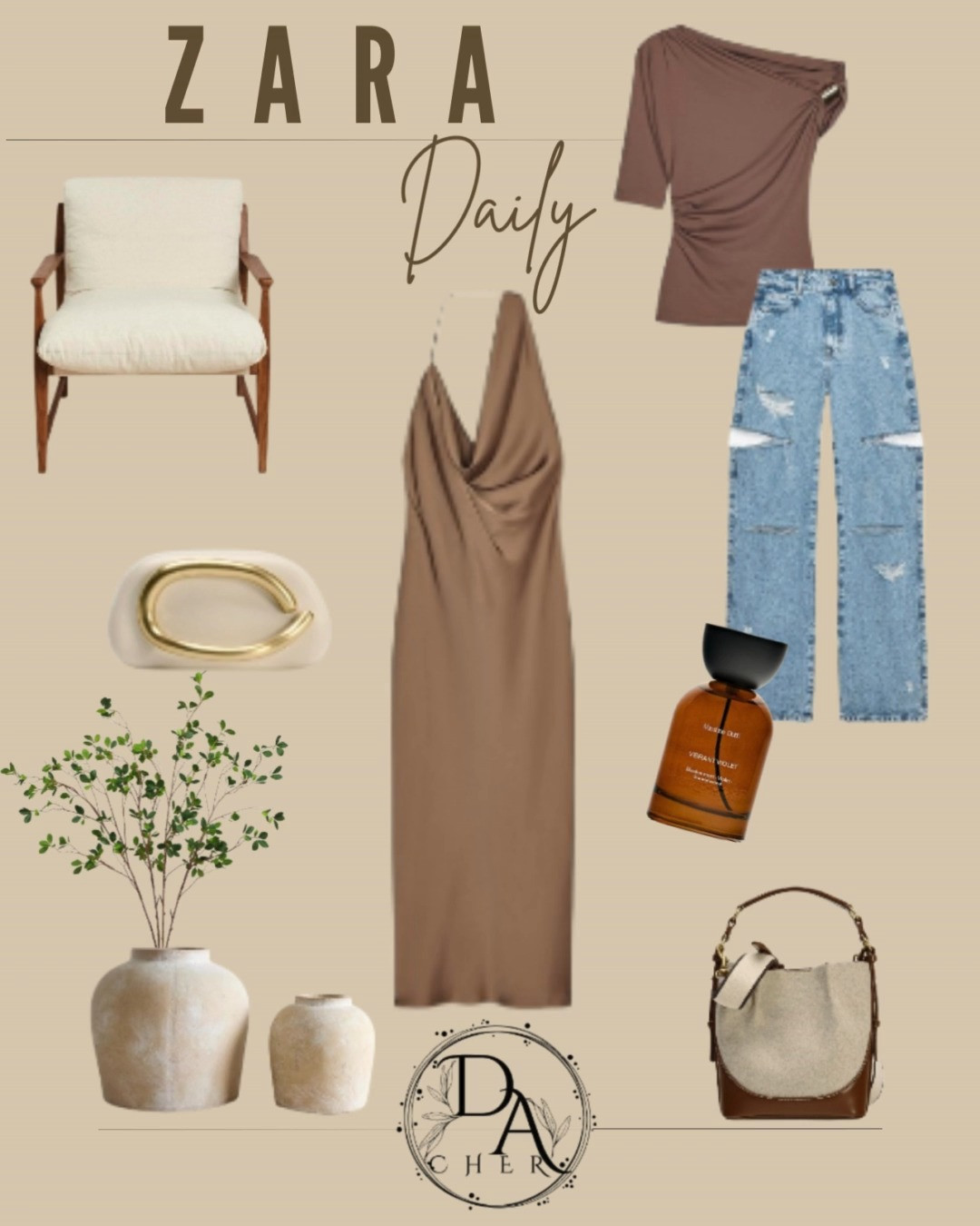 ZARA DAILY | New in zara| Zara fashion trends | zara home lately |  ZARA ASYMMETRIC SATIN MIDI DRESS 

 

#LTKOver40 #LTKStyleTip #LTKItBag