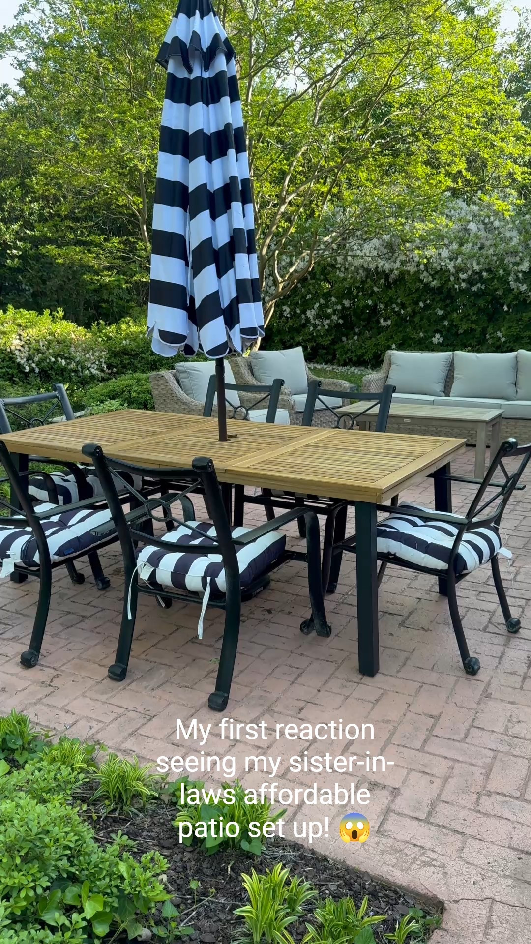 Affordable outdoor patio furniture that looks high-end!! Wow!! I love how my sister in law put these items together. Now, me, my SIL and mother in law all own the Walmart patio set & we couldn’t be happier 😃 the quality and  comfort is amazing for the price! 

#LTKHome #LTKSeasonal #LTKWatchNow