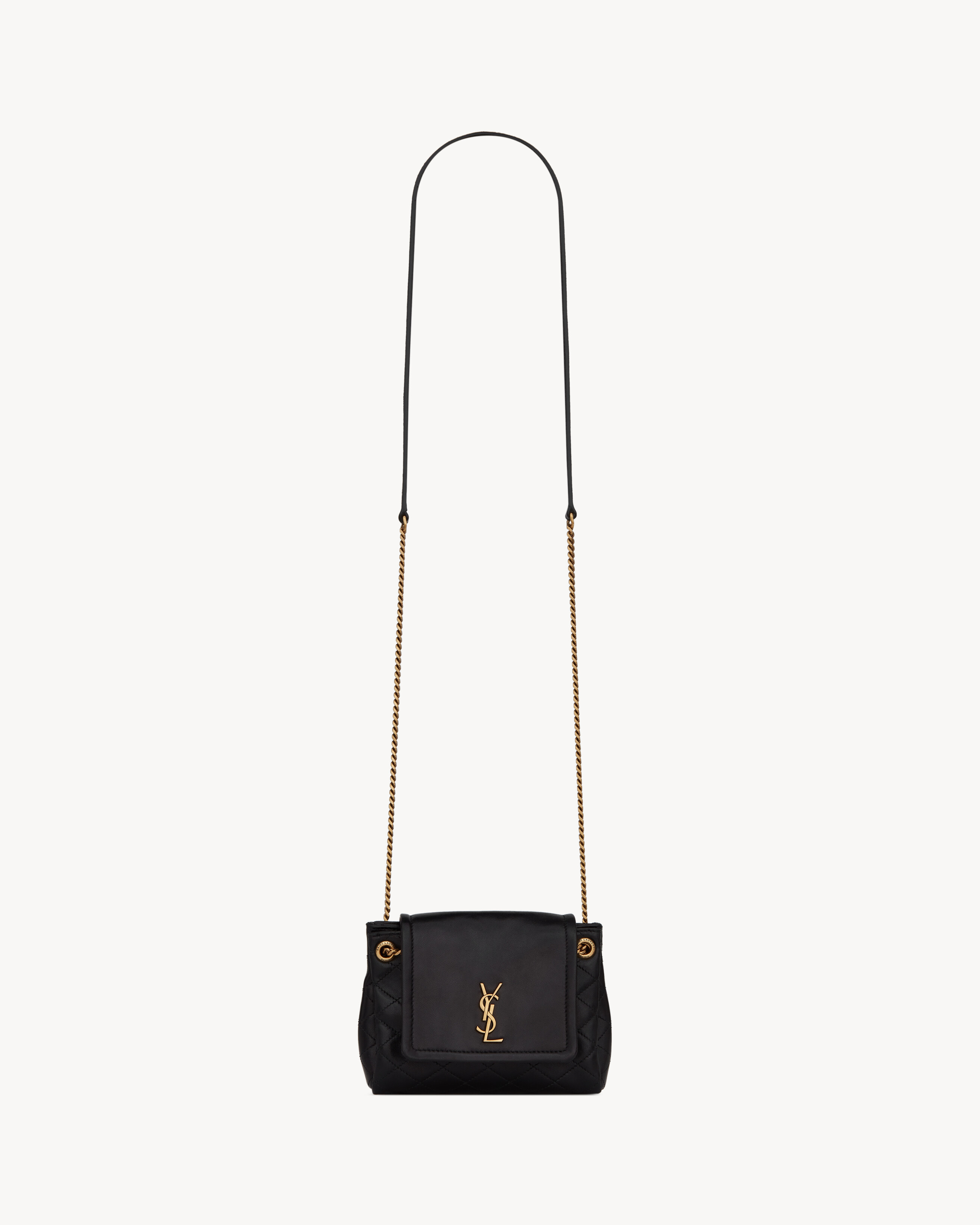 Saint Laurent Mini Nolita In Lambskin - Black - Women - One Size | Saint Laurent Inc. (Global)