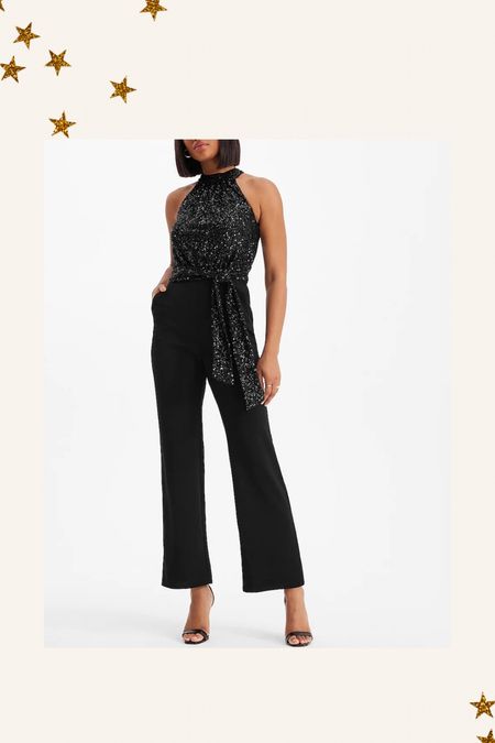 Holiday sequin jumpsuit 

#LTKHoliday