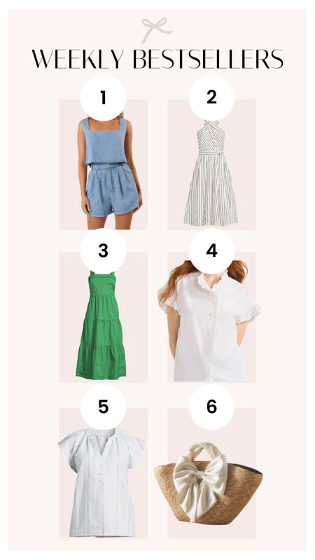 This week’s favorites! Summer outfits // summer dresses // summer bags // workwear tops // Nordstrom fashion // Walmart fashion // bestsellers 