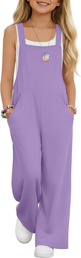Girls' Overall Jumpsuit for Kids 5-16y | Amazon (US)