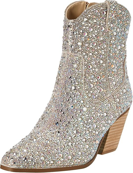 Betsey Johnson Women's Diva Western Boot | Amazon (US)