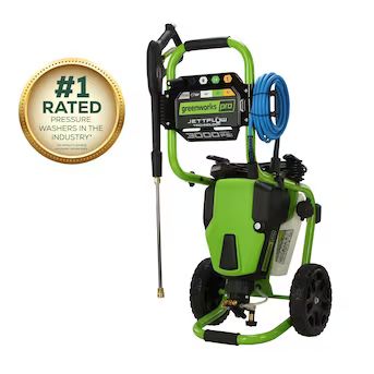 Greenworks Pro 3000 PSI 2-Gallons Cold WaterElectric Pressure Washer | Lowe's