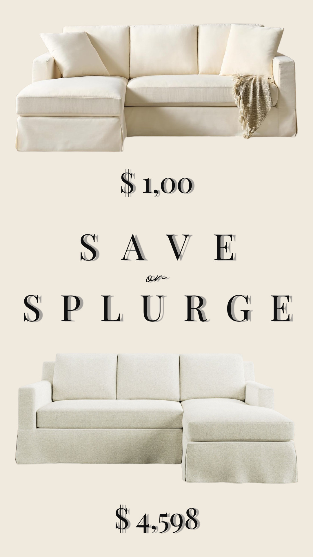 Save or Splurge on these slipcovered sofas!

furniture, home decor, interior design #Amazon #PotteryBarn

#LTKHome #LTKSaleAlert