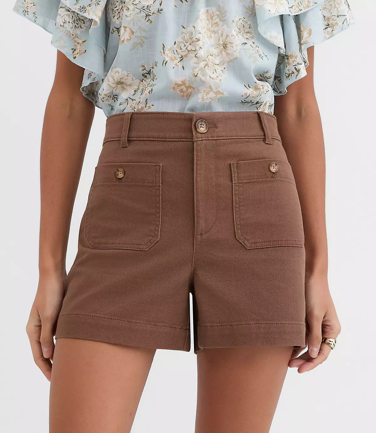 Palmer Shorts in Twill | LOFT