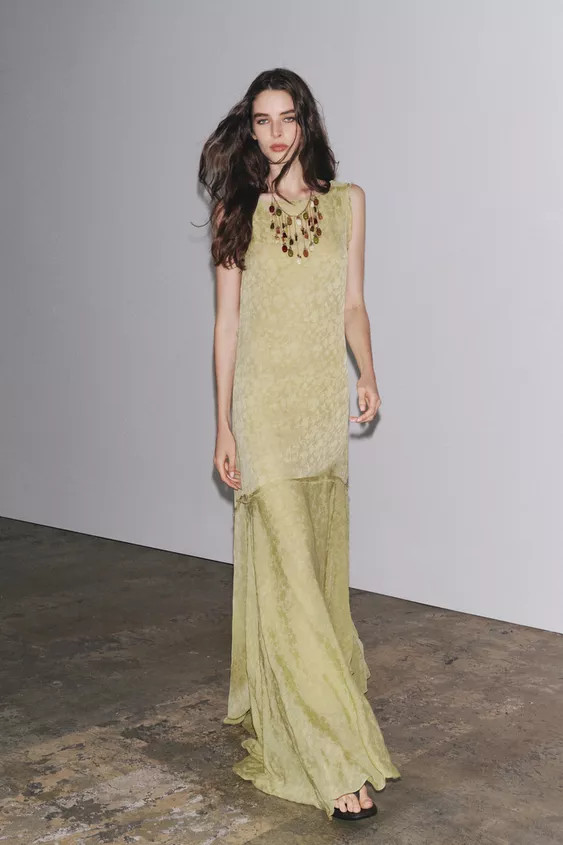 JACQUARD LONG DRESS ZW COLLECTION | Zara US