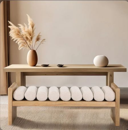 This modern bench is gorgeous. Love the details

Organic modern / modern bench / entryway bench / end of bed bench /

#LTKsalealert #LTKhome