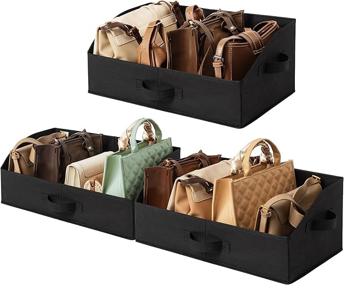 GRANNY SAYS Closet Organizer Bins, Trapezoid Storage Bin, Storage Baskets for Shelves, Collapsibl... | Amazon (US)