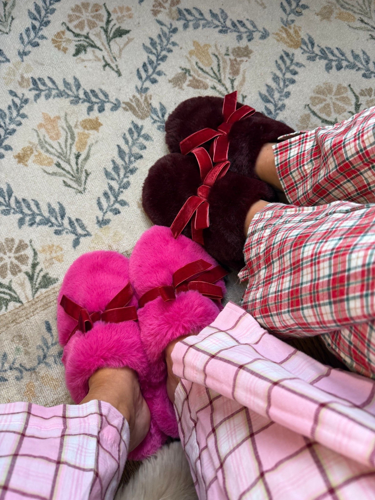 Fun and fluffy slippers! These would be perfect to give as a gift or even take to a favorite things party! The best part is that these are only $10!

#LTKSeasonal #LTKMidsize #LTKOver40