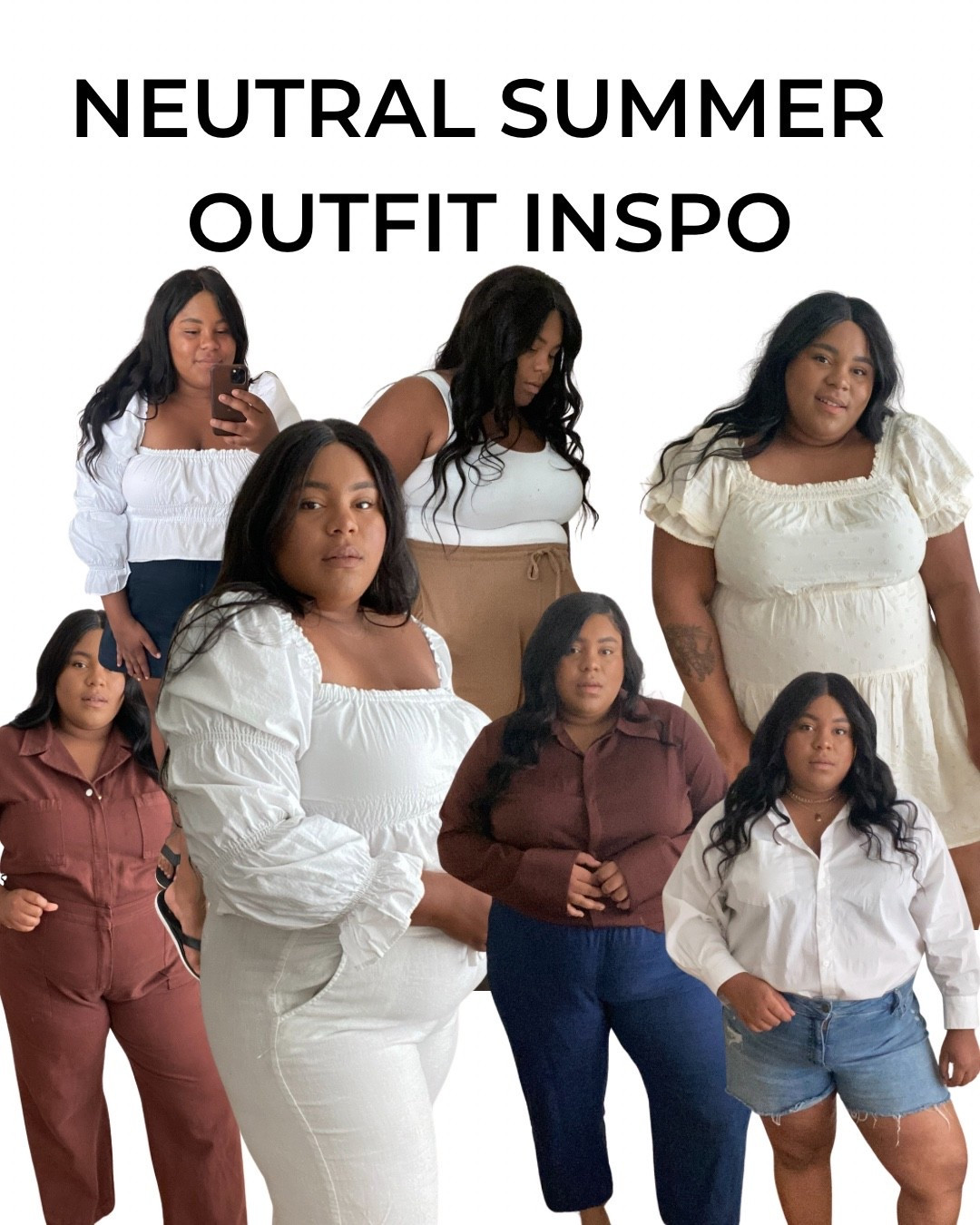 Plus size neutral summer outfit Inspo
7 outfit ideas 

#LTKStyleTip #LTKPlusSize #LTKSummerEdit