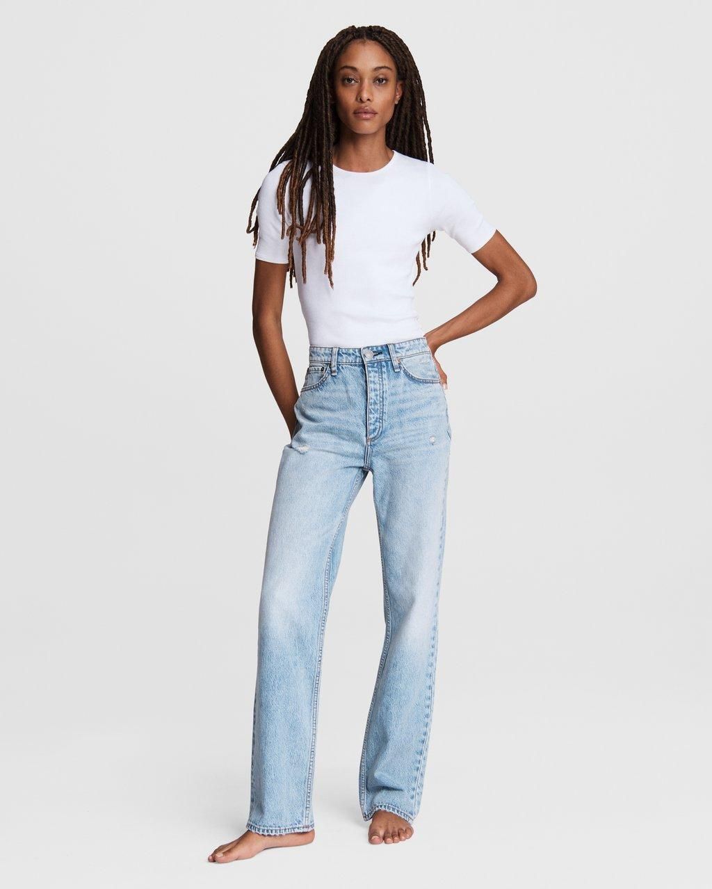 Shop the Alex High-rise Straight Leg - Lou | rag + bone