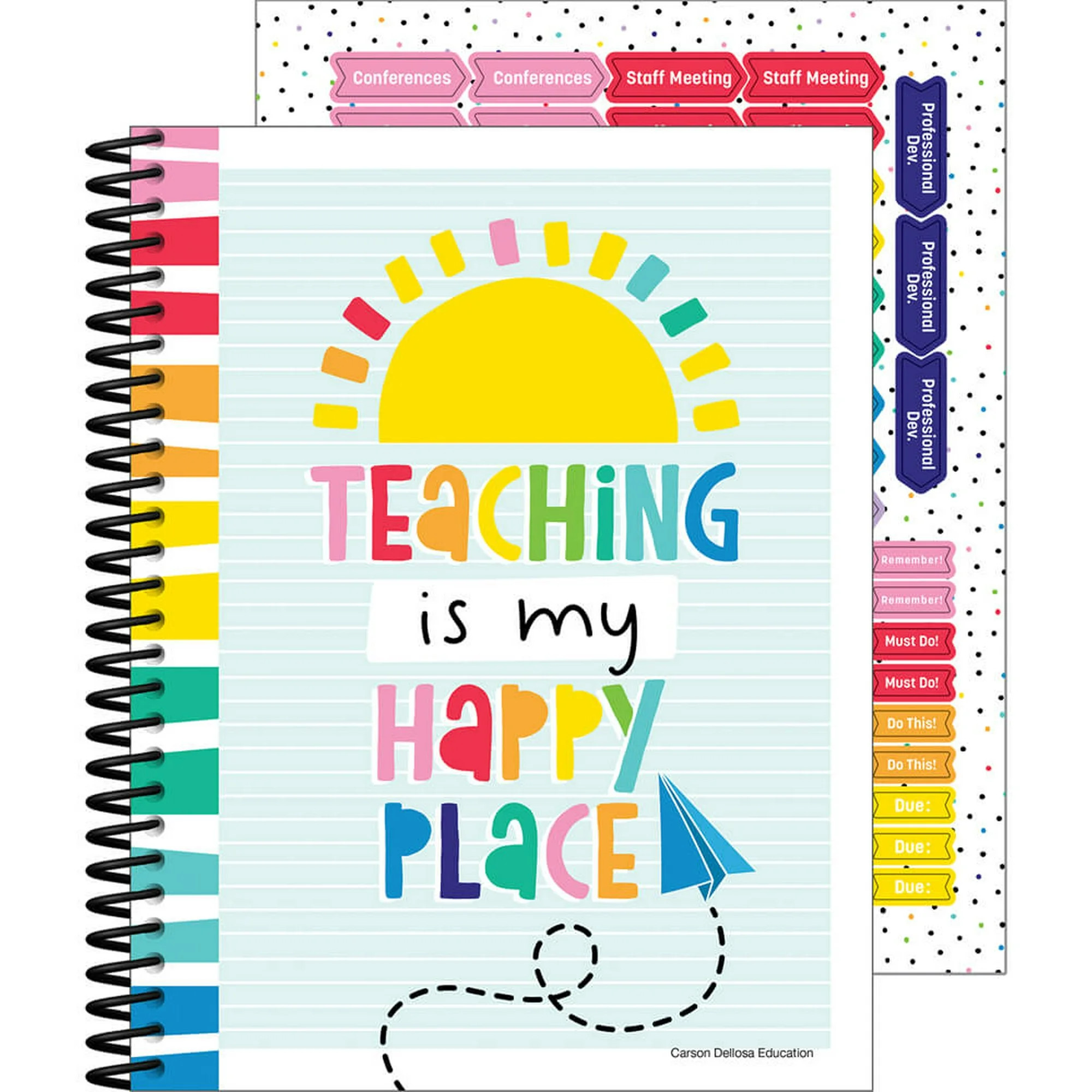 Happy Place Teacher Planner (Other) | Walmart (US)