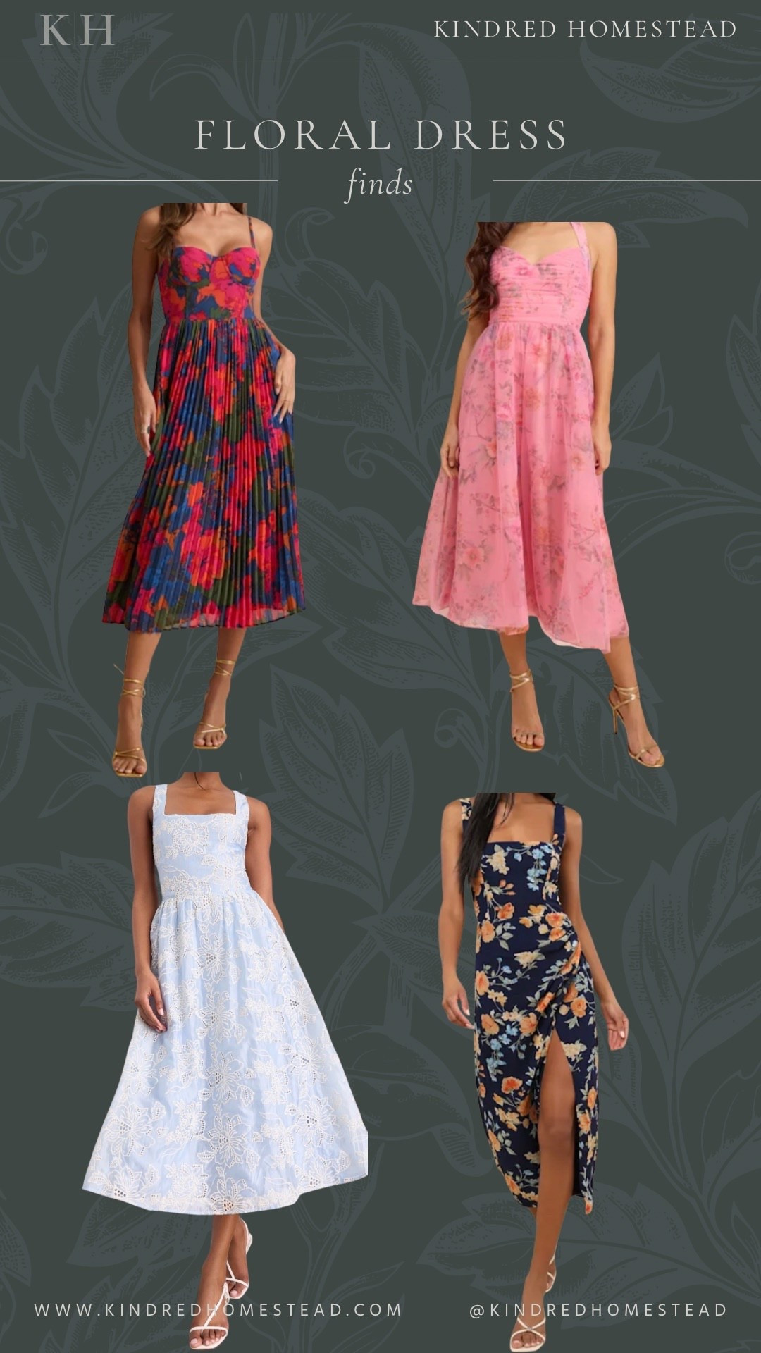 Wedding guest season is here 💍🌸
Sharing romantic floral dresses that feel feminine, polished, and effortless — perfect for garden ceremonies, spring soirées, and summer receptions.

Think soft movement, classic silhouettes, and prints that won’t feel dated in photos years from now. Linking my favorites in every price range 🤍

#LTKWedding #LTKBeauty