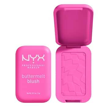 NYX PROFESSIONAL MAKEUP Buttermelt Powder Blush, Fade and Transfer-Resistant Blush, Up to 12HR Ma... | Amazon (US)