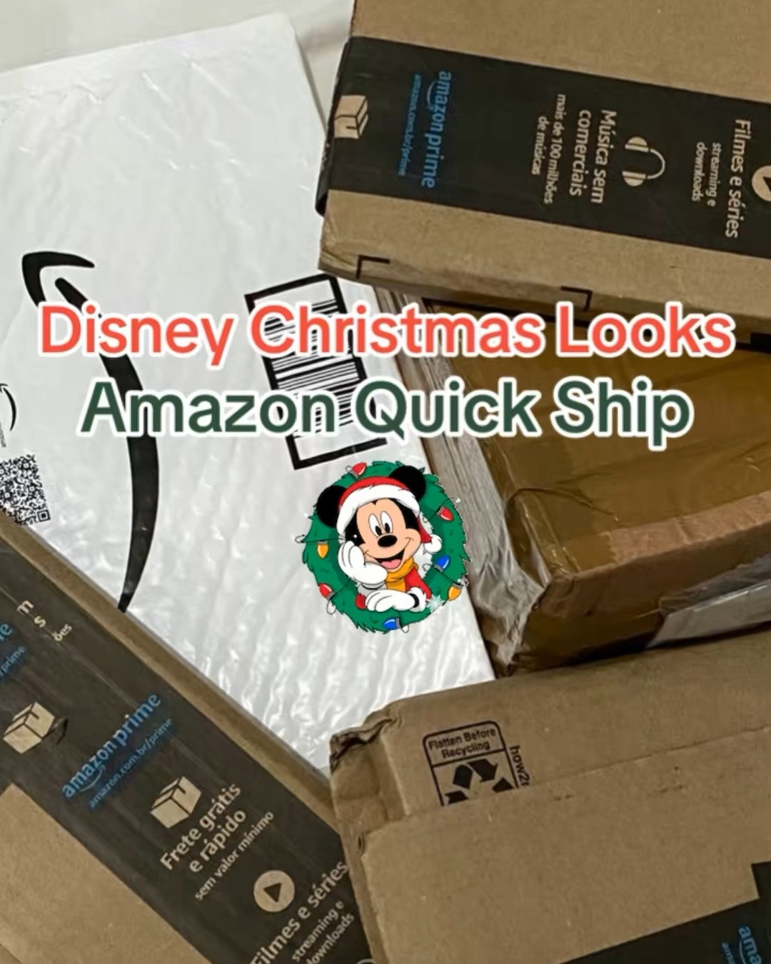 Because sometimes the best outfits are the ones that show up on your porch in two days 😅🎁 All these Disney Christmas looks are from Amazon — quick ship + linked on my LTK + Amazon storefront in bio! 💫

#LTKFamily #LTKTravel #LTKHoliday