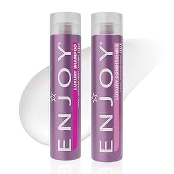 Enjoy Luxury Shampoo & Conditioner- Eliminates Frizz Cleansing Moisturizing Smoothing - Sulfate F... | Amazon (US)