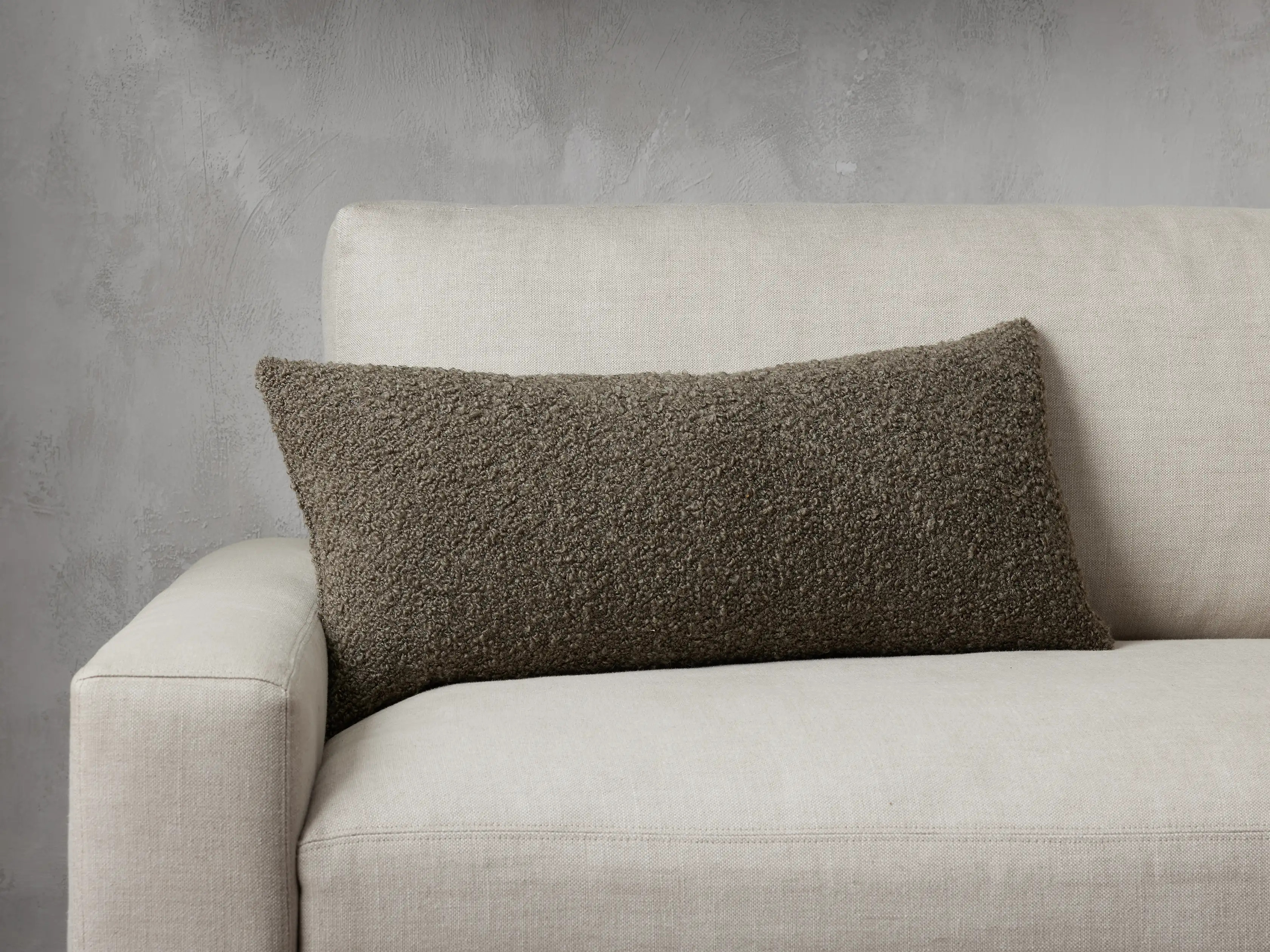 Boucle Lumbar Pillow Cover | Arhaus