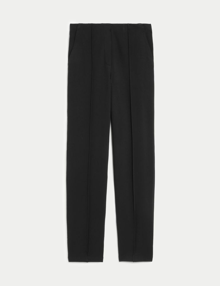 Jersey Twill Straight Leg Trousers | Marks & Spencer (UK)