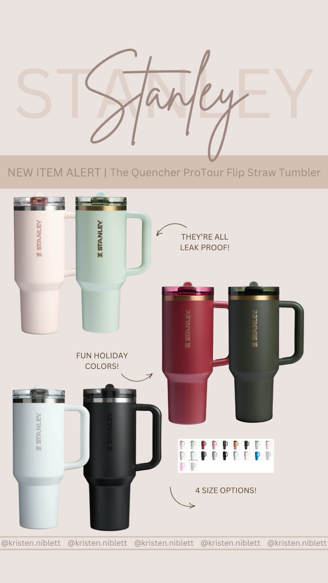 New leak proof Stanley collection! These are the perfect stocking stuffers! 

#LTKStyleTip #LTKHoliday #LTKGiftGuide