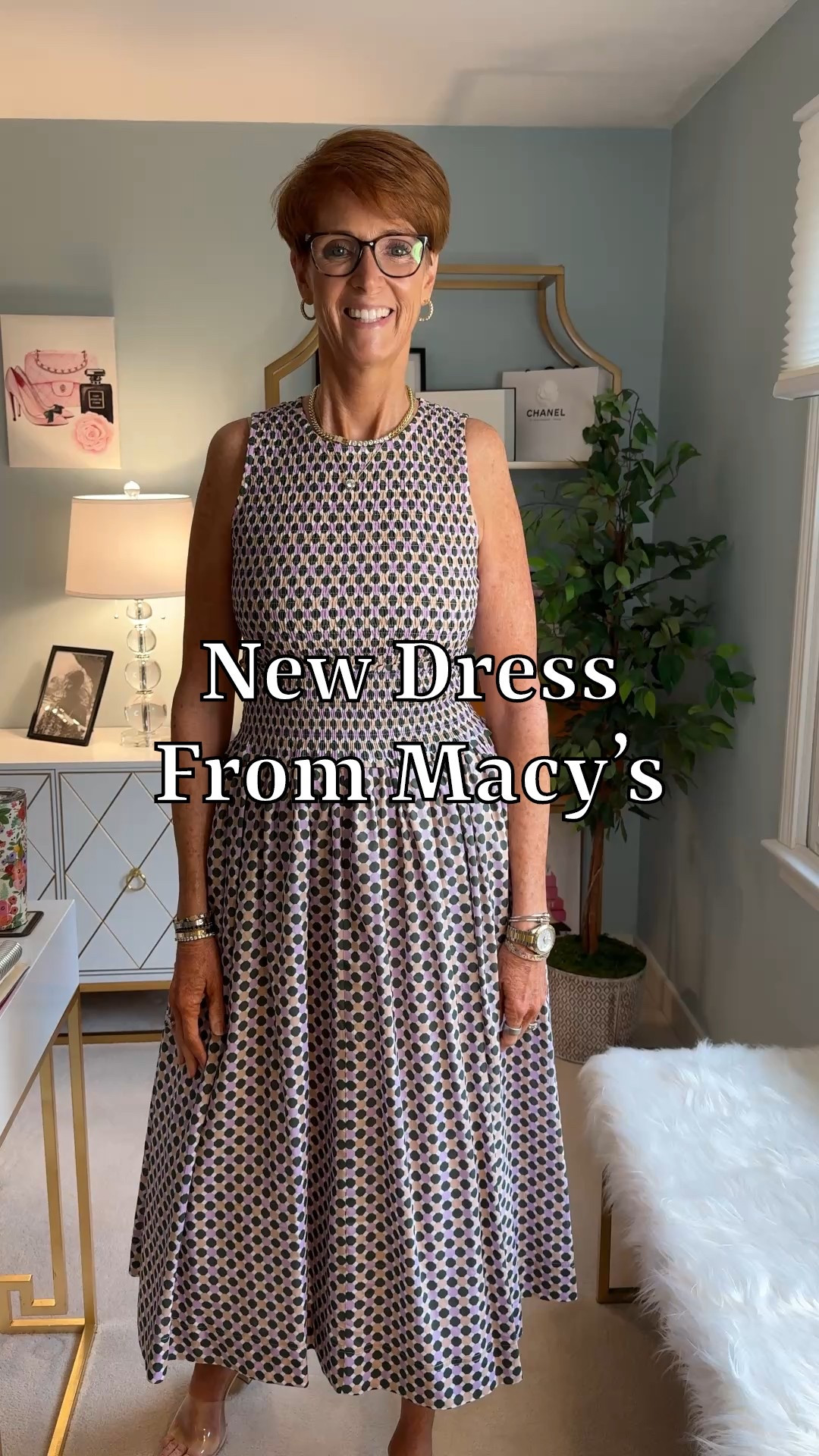 This look is from MACY’S. Remember, the best place to see all things MACY’s is in my MACY’S
storefront, linked in my Instagram bio.

I am your resource for timeless, everyday elevated fashion for women over 40 (and tall women)
For reference, I am 55 years old; I am 6’1”. I have a 35” inseam. I wear a small or medium in most tops, an 8 or a 10 in most bottoms, an 8 in most dresses, and a size 9 shoe. 

Dress Size Medium 

New from Macy’s, new spring dress, summer dress, patterned dress, date night style, Mother’s Day Dress, Mother’s Day ootd 

Over 50 fashion, tall fashion, workwear, everyday outfits, timeless outfits, Classic Outfits, spring outfit, travel outfit, vacation outfit,  jeans, office outfit

#LTKSeasonal #LTKStyleTip #LTKSaleAlert