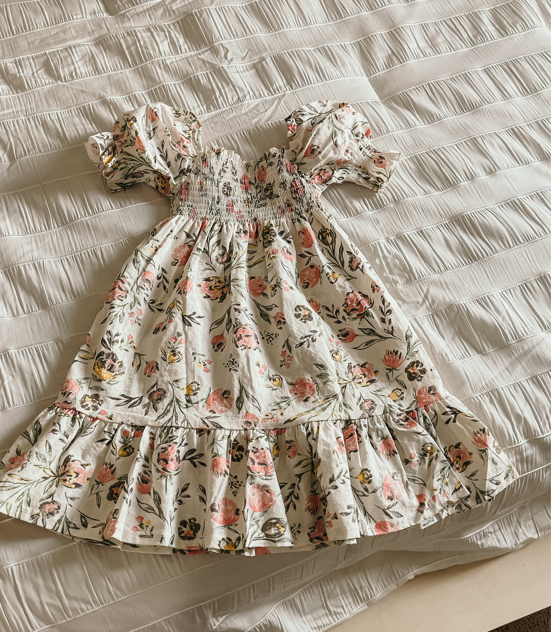 Seriously the cutest spring dress for toddlers or kids with sizes 2t and up. This is a size 6 and it fit my 6 year old daughter perfectly. It photographs really well so it’s a great pick for a family Photoshoot.

#LTKfamily #LTKSeasonal #LTKkids